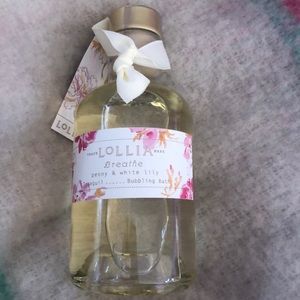 Lollia by Margot elena Breathe peony &white lily 6.5oz tranquil… bubbling bath